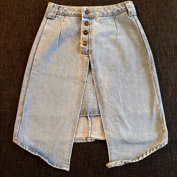 Vintage Denim Skirt - Picture 1 of 2